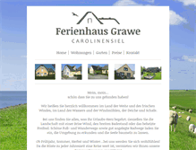 Tablet Screenshot of ferienhaus-grawe.de